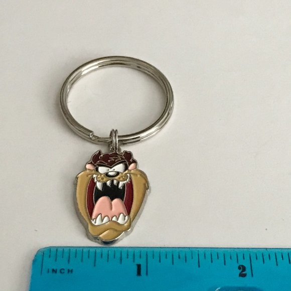 Taz Tasmanian Devil Charm Keychain Warner Bros. - Picture 8 of 8